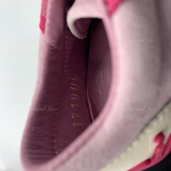 Auth Gucci Baby Pink Logo Shoes Size EU 16 - Picture 10 of 15